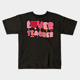 Love For Teacher Valentine's Day Kids T-Shirt